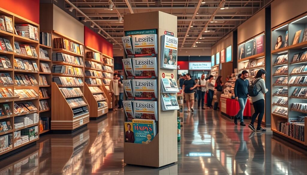 Cardboard Display Stand in Retail Environment