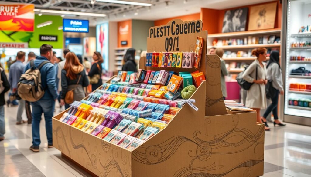 Cardboard counter display benefits