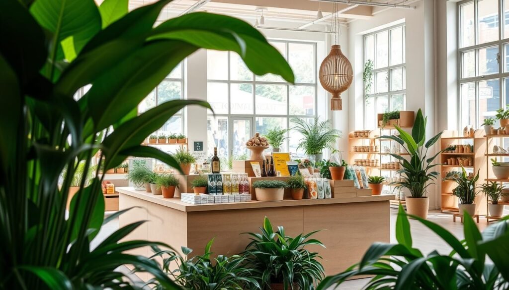Eco-friendly cardboard counter display
