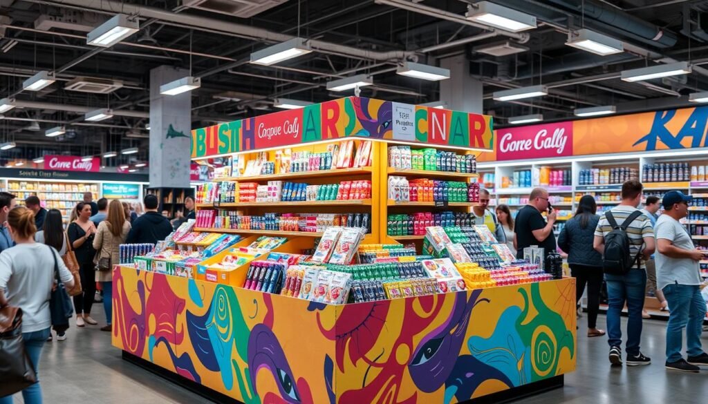 Eye-catching retail point of purchase displays