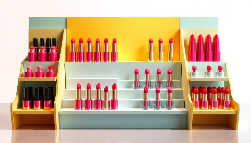 Lipstick Counter Display Design