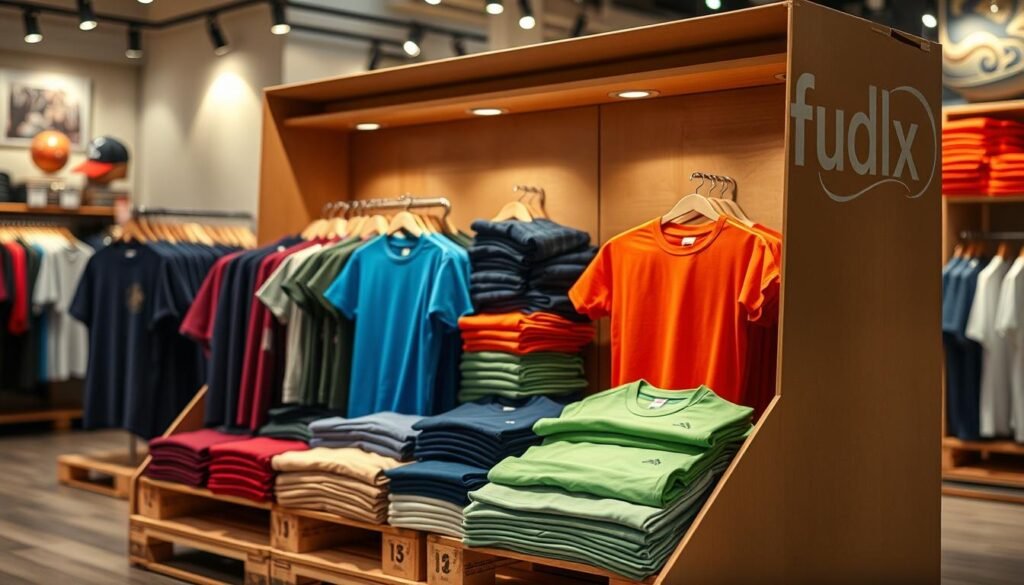 Pallet Shirt Display Fixtures