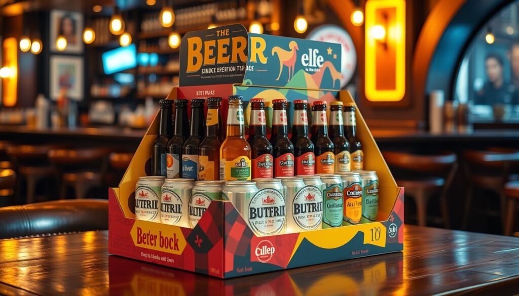 advertising beer display stand