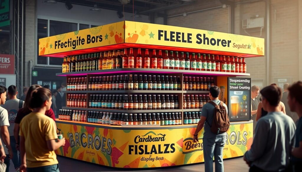 beer display stand design