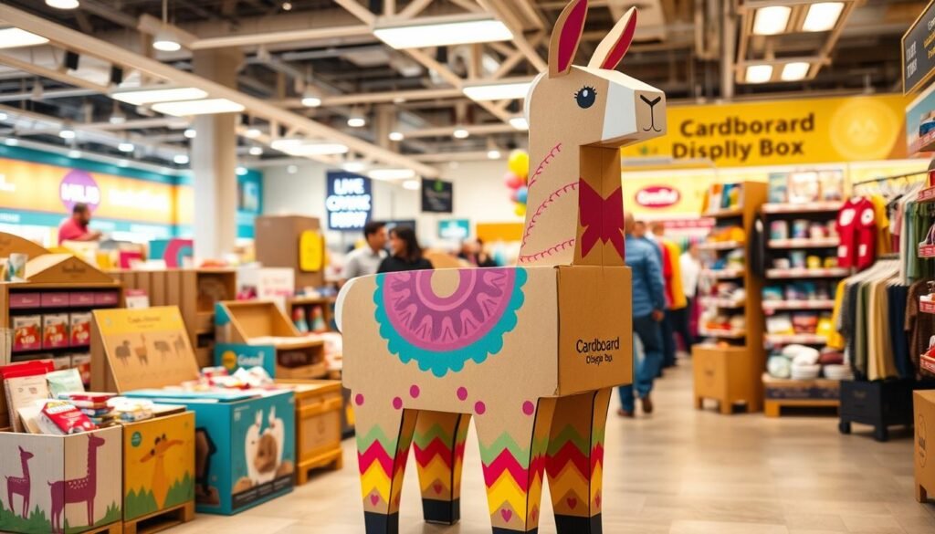 cardboard lama standee