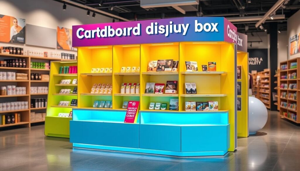 cardboard product display