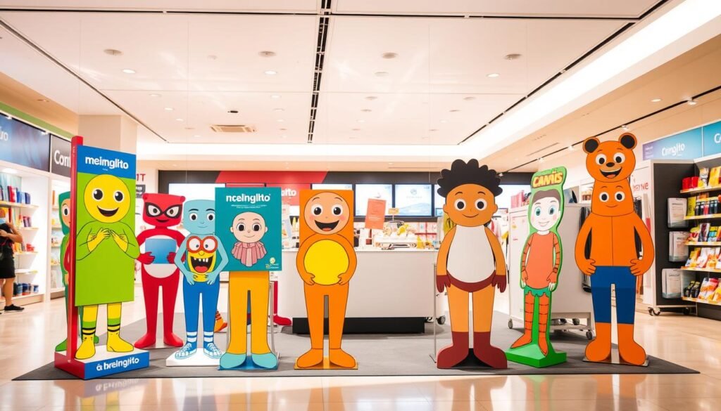 cardboard standees