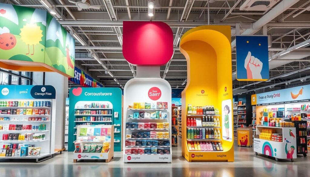 corrugated display