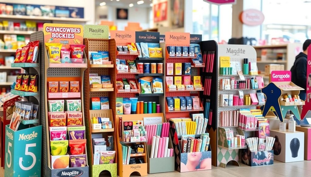 corrugated display stands