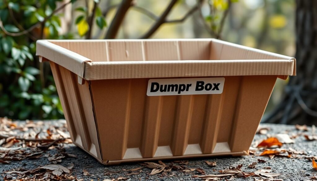 corrugated dump bin