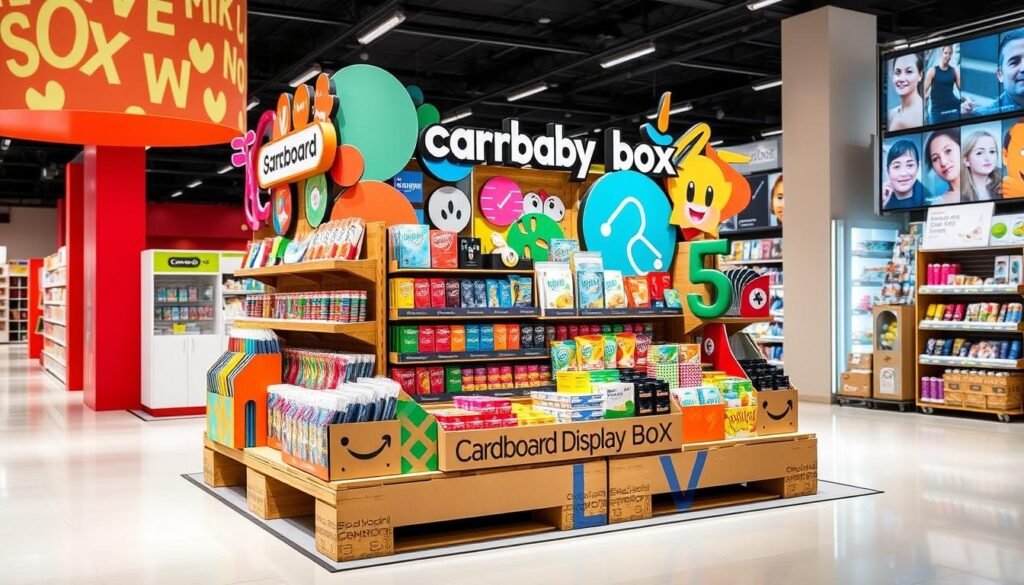 creative cardboard pallet display for promotion