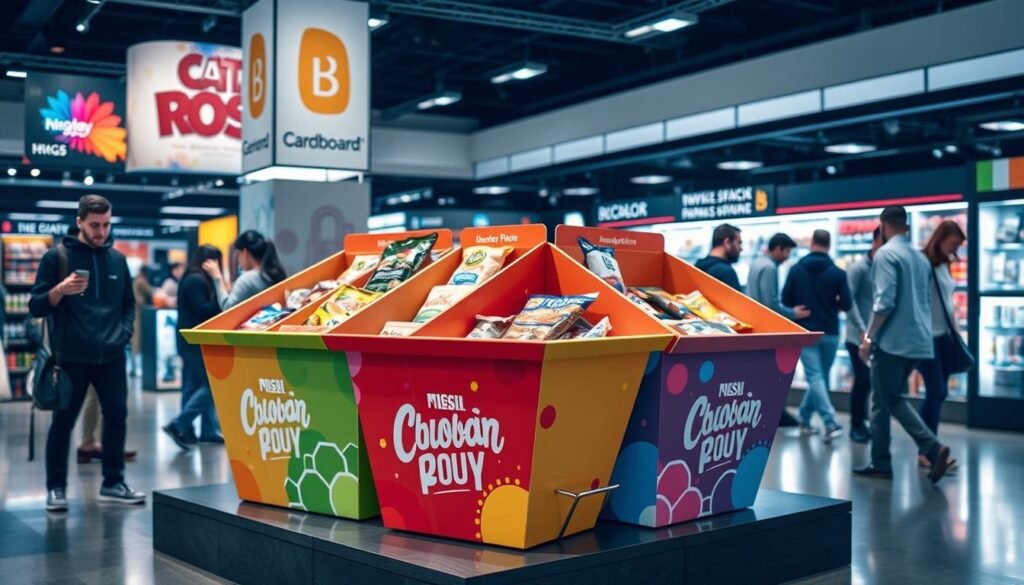 custom cardboard dump bins