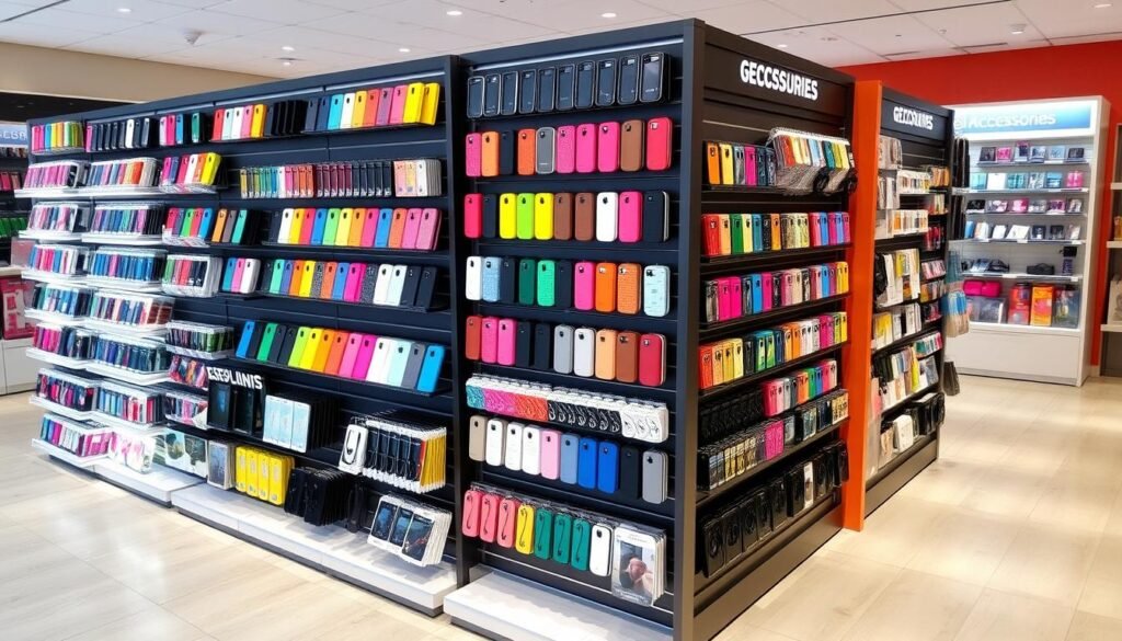 display racks for phone accessories