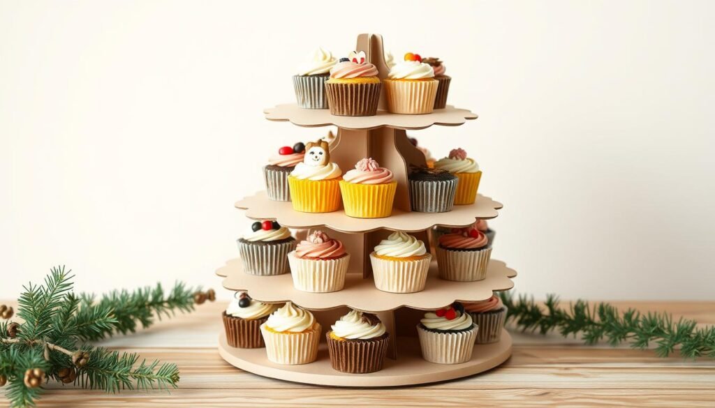 eco-friendly cupcake stand