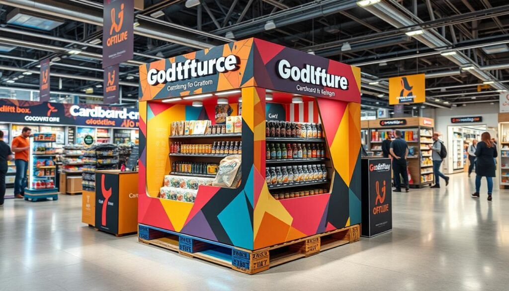 eye-catching pallet display