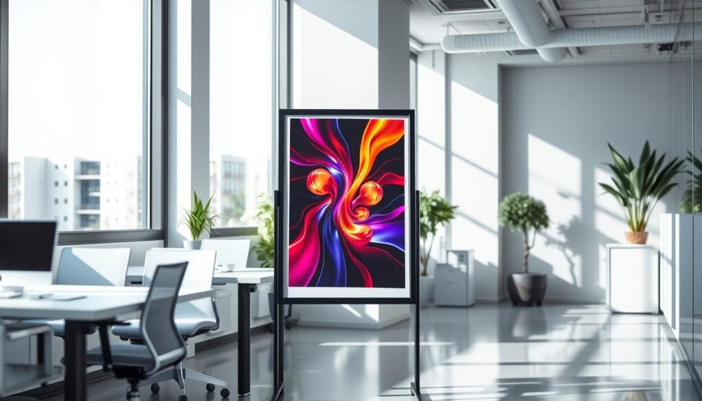 paper poster stand