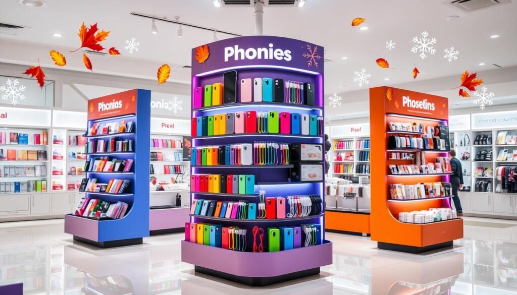 phone accessory display stand
