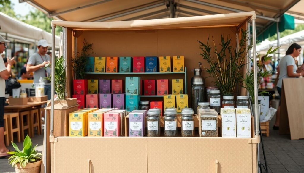 portable tea display