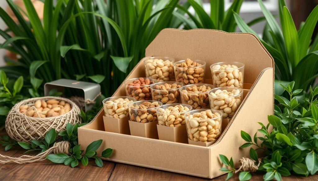 sustainable nut display solution