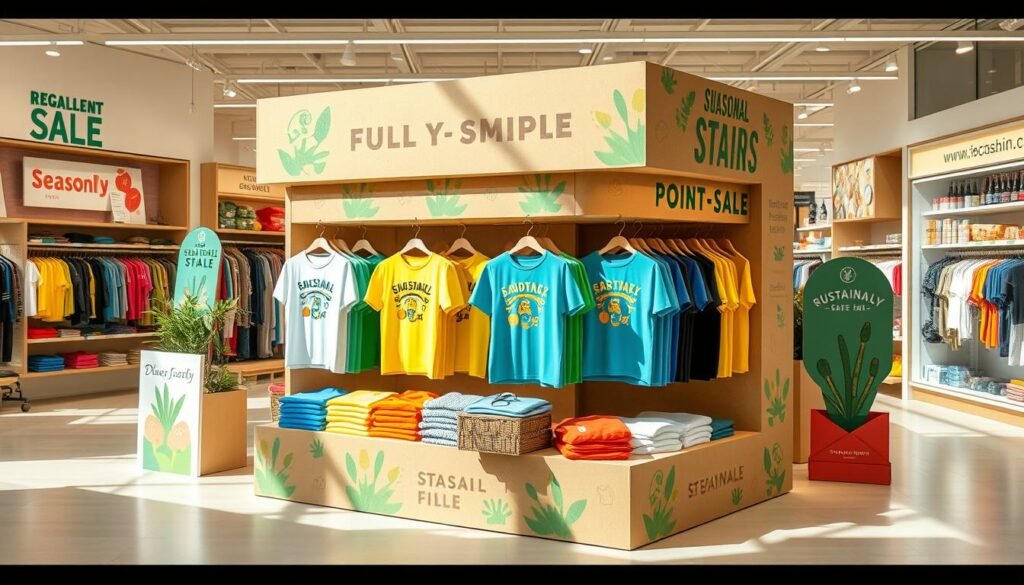 sustainable point-of-sale stand