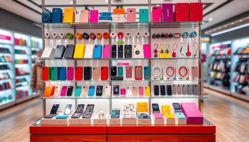 visual merchandising for cell phone accessories