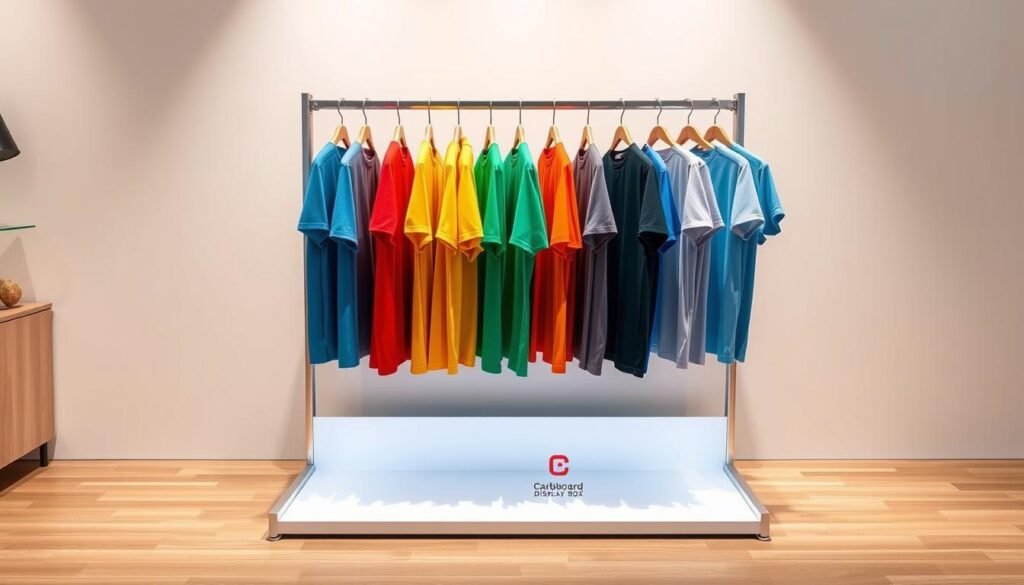 Portable T-Shirt Floor Display Stand Specifications