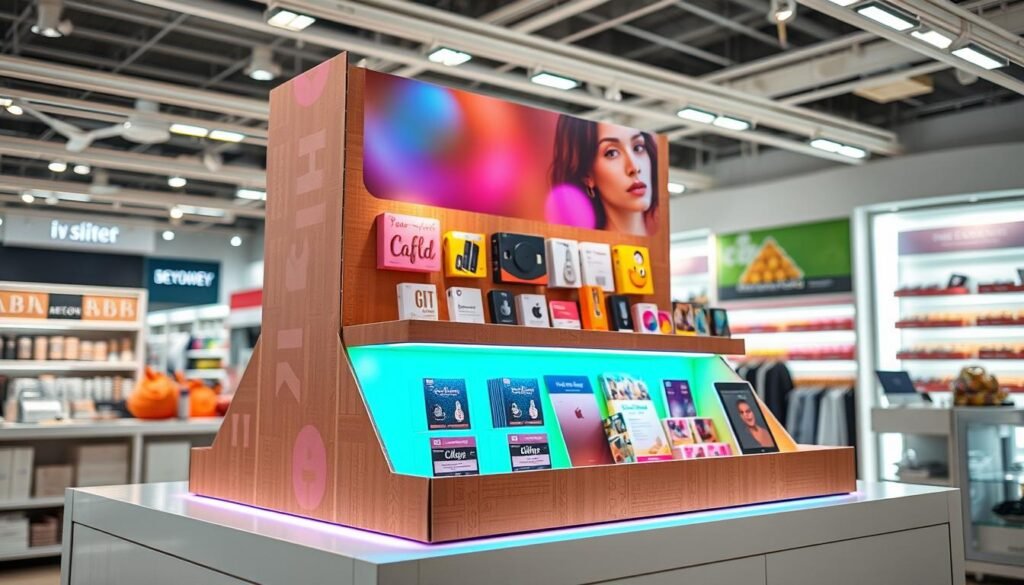 cardboard display stand