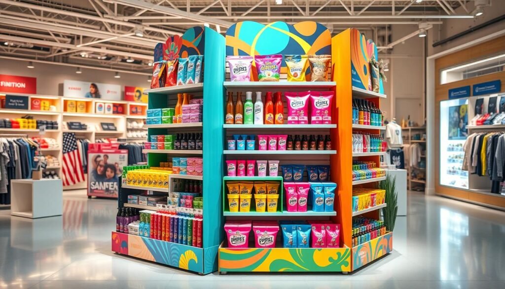 cardboard retail display stand