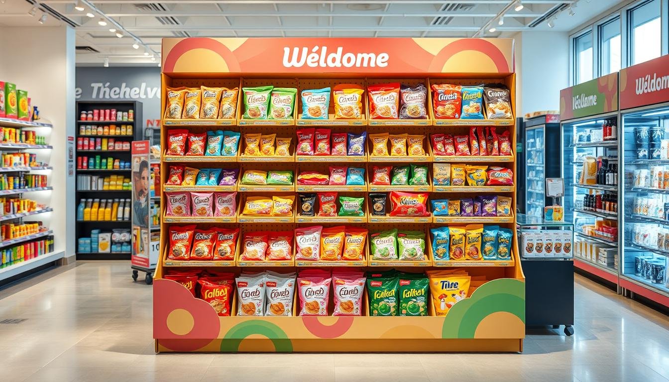 cardboard retail floor display stand