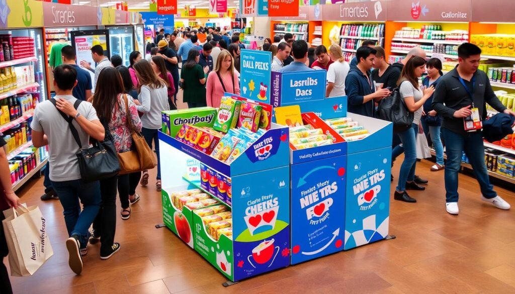 carton floor display