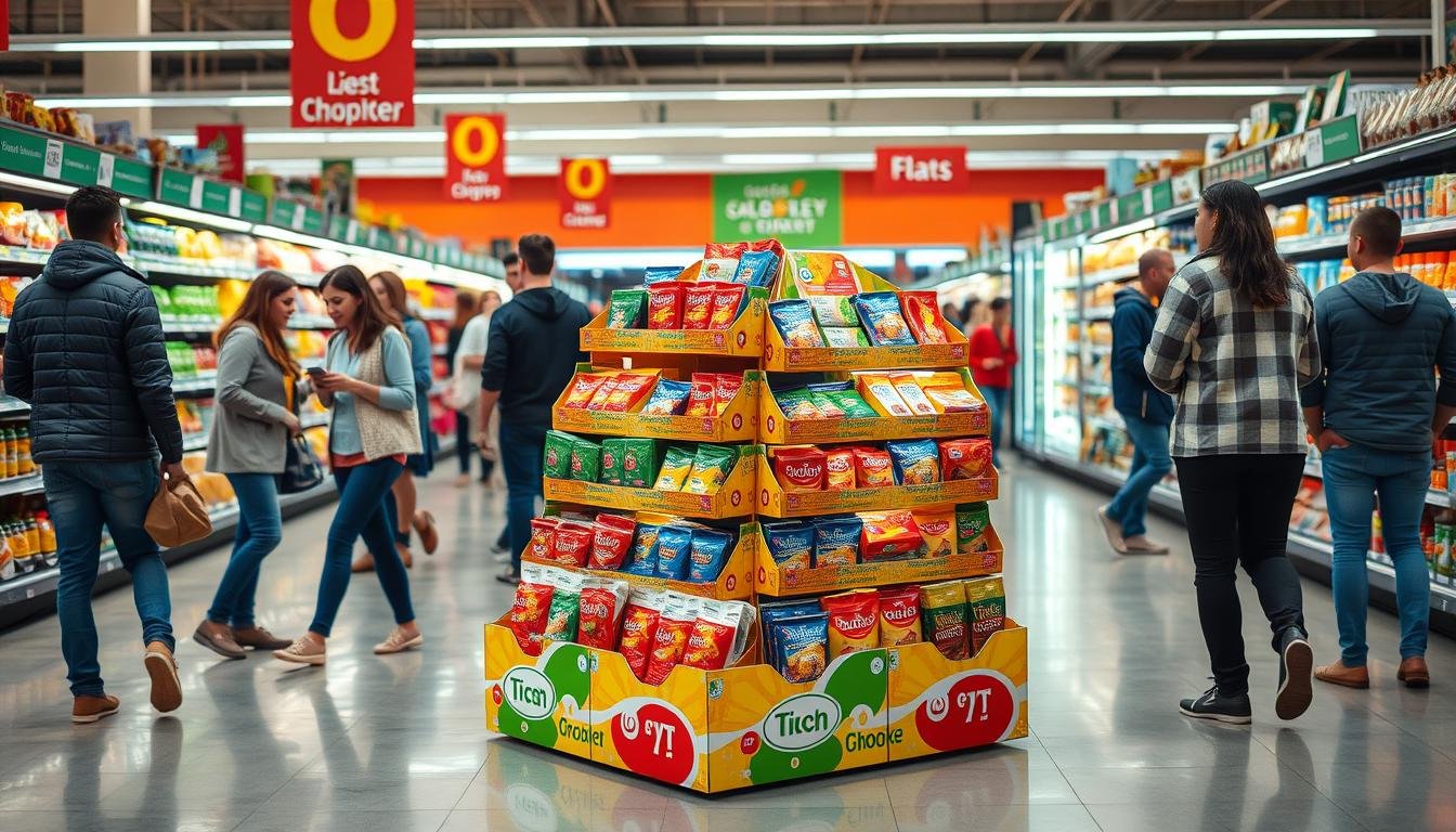 carton floor display