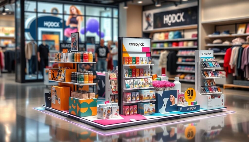 custom floor display