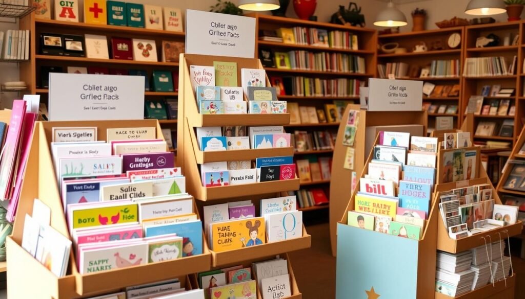 custom greeting card displays