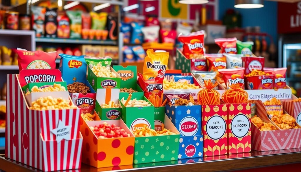 snack counter displays