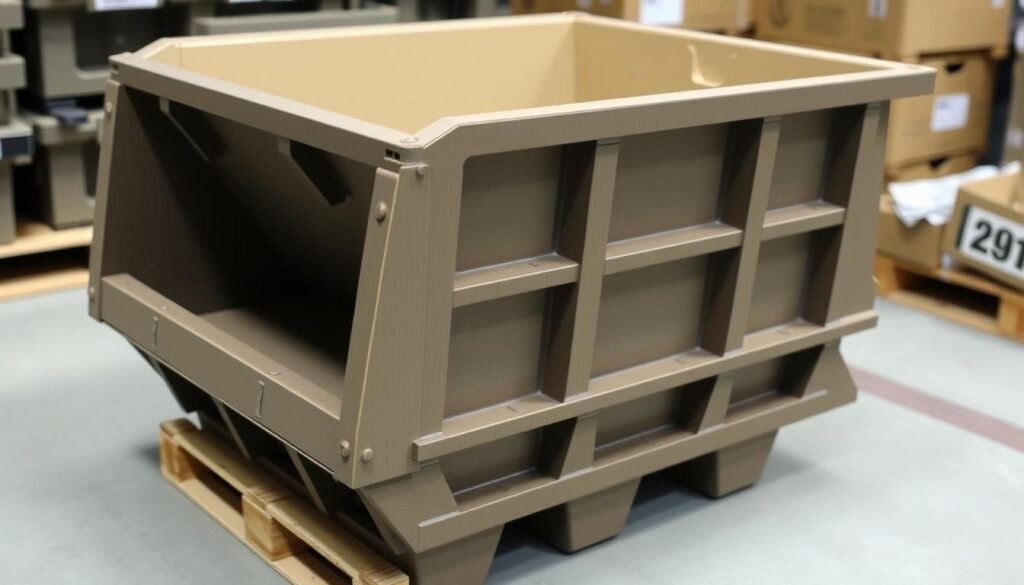Corrugated Dump Bins Strength and Durability